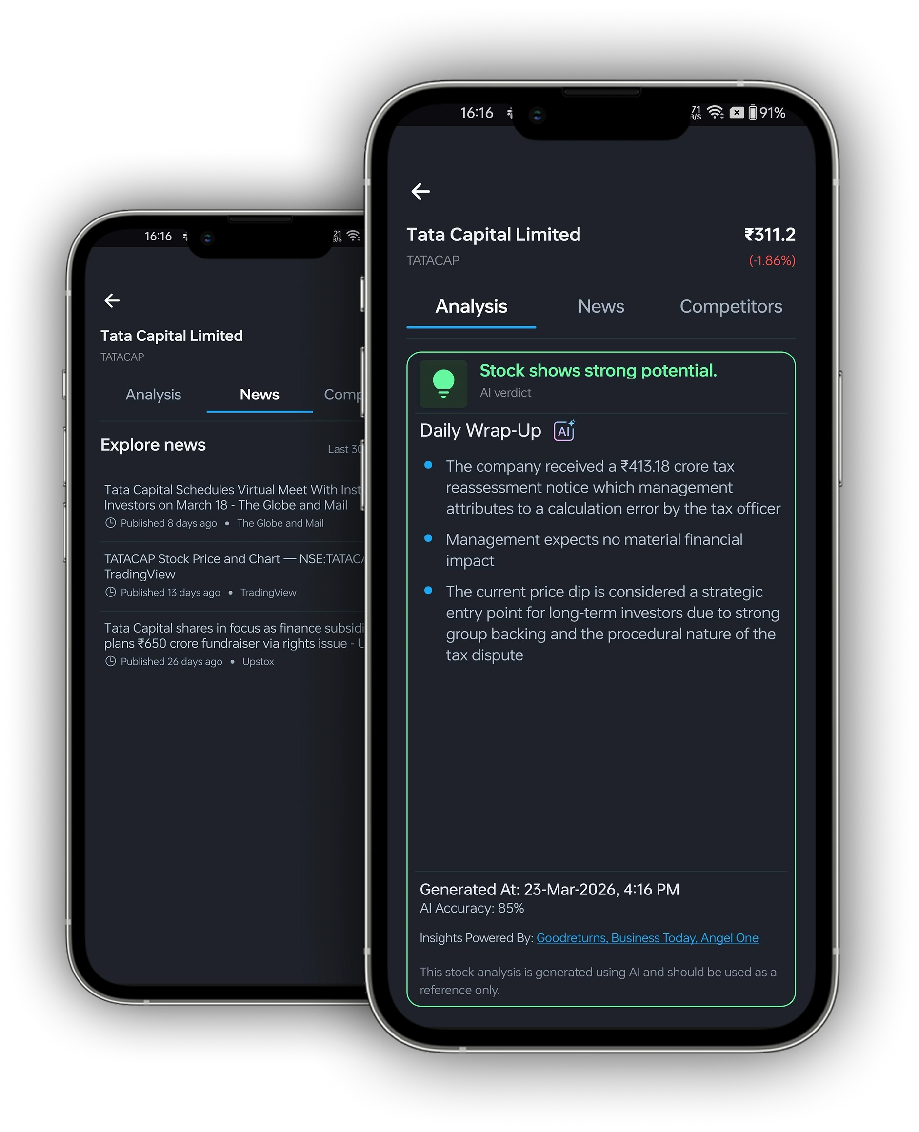 image of mobile app mockups for feature card 1